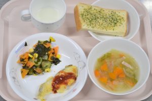 ９月２日　給食おいしかったよ！