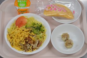 ９月８日　給食おいしかったよ！
