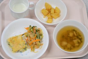 ９月１０日　給食おいしかったよ！