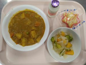 １１月４日　給食おいしかったよ！