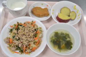 ３月１１日　給食おいしかったよ！