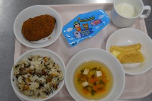 ５月１日　給食おいしかったよ！