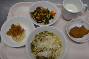 ５月２７日　給食おいしかったよ！