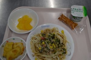７月３日　給食おいしかったよ！