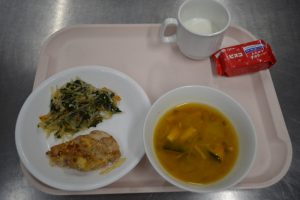 ８月３１日　給食おいしかったよ！