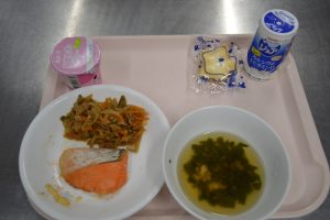 ９月１日　給食おいしかったよ！