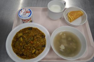 ９月４日　給食おいしかったよ！