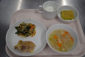 ９月９日　給食おいしかったよ！