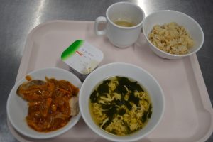 ９月１０日　給食おいしかったよ！