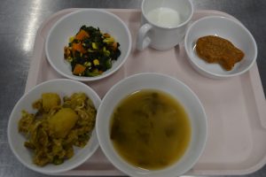 ９月１５日　給食おいしかったよ！
