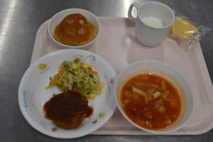 ９月１８日　給食おいしかったよ！