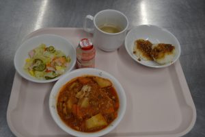 ９月２８日　給食おいしかったよ！