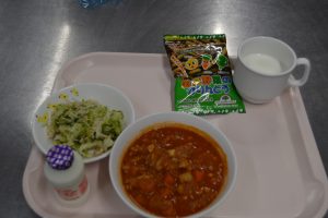 10月５日　給食おいしかったよ！