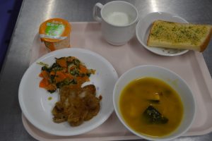 １０月７日　給食おいしかったよ！