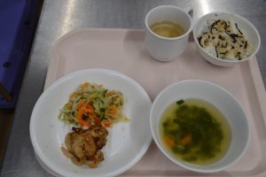 １０月８日　給食おいしかったよ！