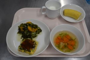 １０月１５日　給食おいしかったよ！