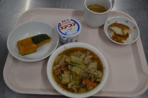 10月19日　給食おいしかったよ！