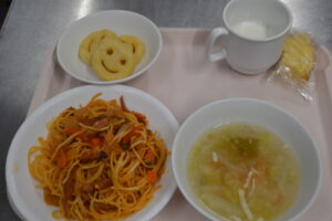 １０月２７日　給食おいしかったよ！