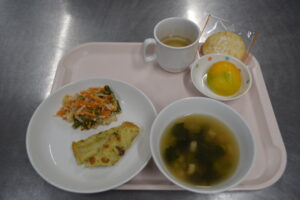 10月28日　給食おいしかったよ！