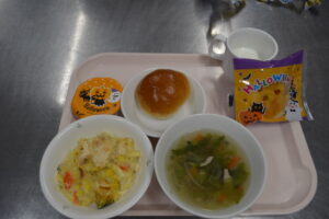 10月30日　給食おいしかったよ！
